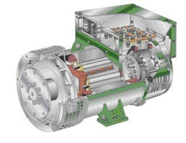 彬村山华侨农场发电机内部结构图